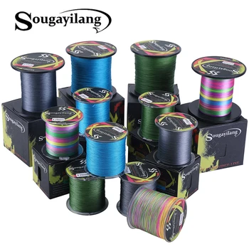 

Sougayilang 300M 500M 1000M Strong PE Fishing Line 4 Strands Braided 0.3mm Fishing Line Multifilament Durable Fishing Line Pesca