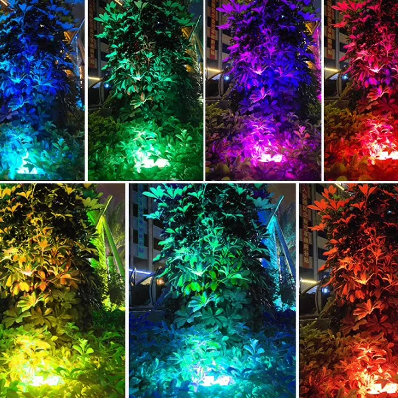 Водонепроницаемый всплеск пейзаж led газон свет 12 В 220 В RGB наружный Точечный светильник IP65 открытый светодиодный Спайк свет 3 Вт садовый светильник