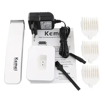 

KEMEI Waterproof Trimmer Grooming Electric Shaver Razor Beard Hair Clipper Adjustable Clipping Comb Cutting Length Control Wheel