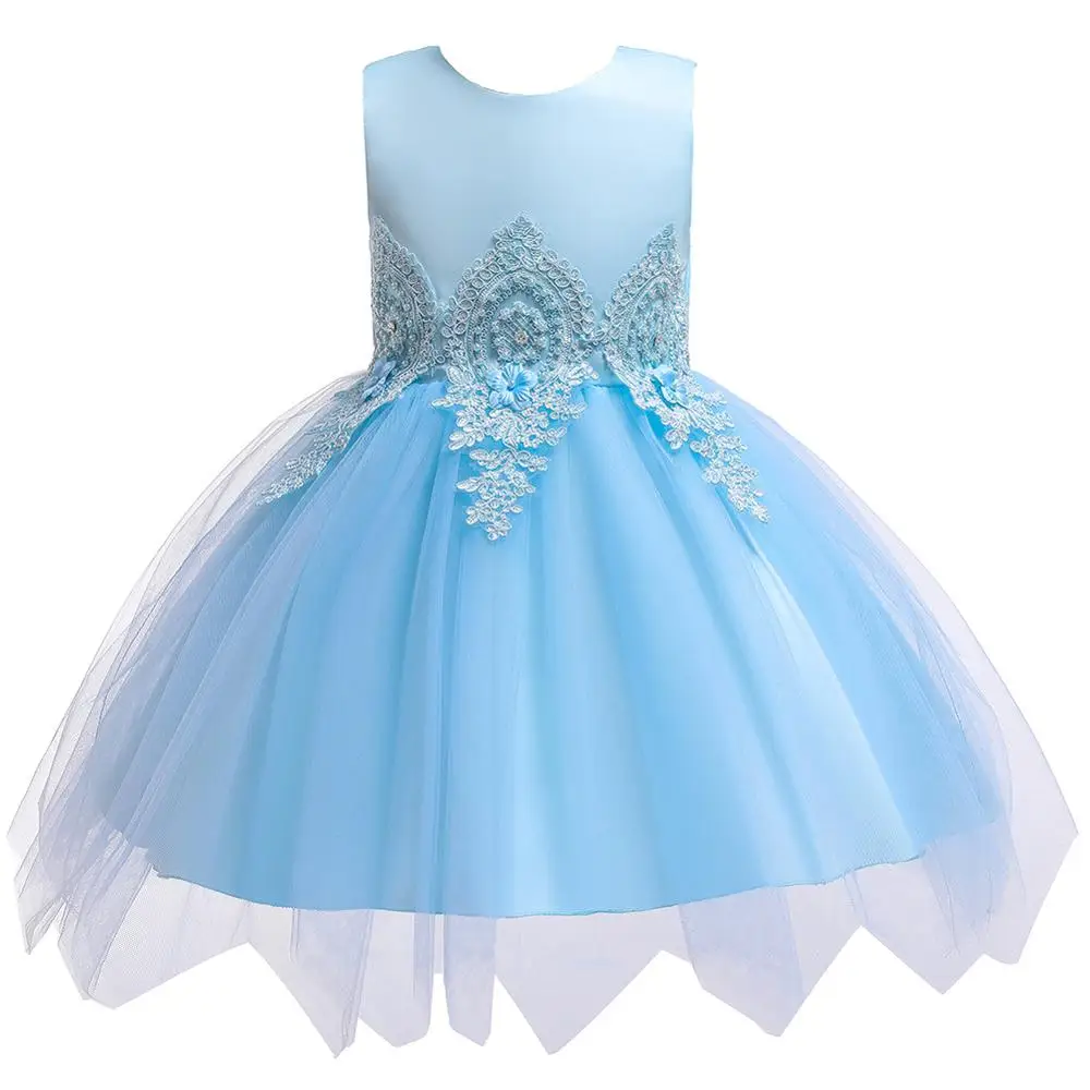

2019 Summer New Girl Dress Birthday Party Dress Girl Fashion Gress Ins Mesh Skirt Children's Dress Christmas Princess Dress