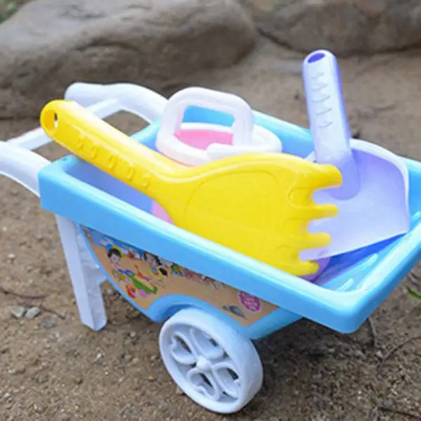 amazing  7 Sets Of Children Playing Sand Dredging Tools Playing Water Beach Toys