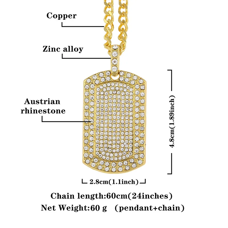 Watch Necklace Bracelet for Men 3pcs Luxury Iced Out Watch Men Bling Cuban Chains Fashion Jewelry Square Pendant Mens Gold Watch