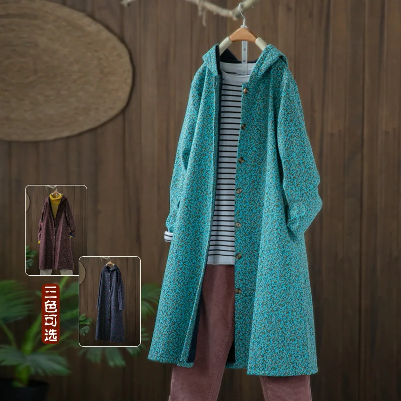 Женская ветровка из хлопка и льна весна осень 2020 свободный размера плюс