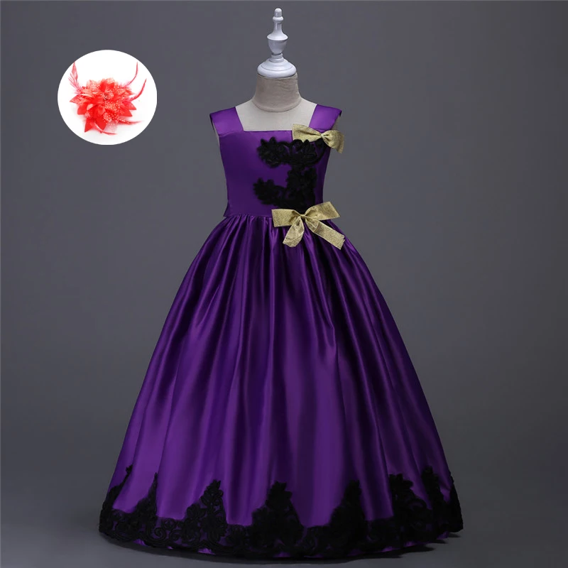 childrens purple dresses