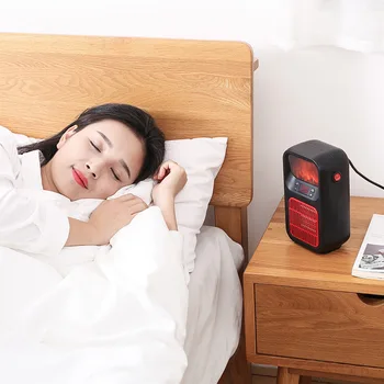 

Mini Desktop Heater Household Mini Heater Air Heater Dormitory Bedroom Small Electric Flame Warm Air Blower
