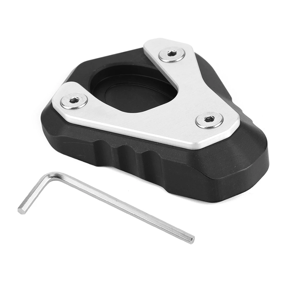 Motorcycle Foot Side Stand Pad Plate Kickstand Enlarger Support Extension Fits for Kawasaki Ninja 650 Z EX650K 2016-2020 |