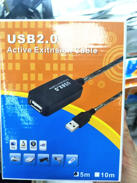 30-Foot USB 2.0 Active Extension Cable – Male To Female Repeater Booster For Long Runs