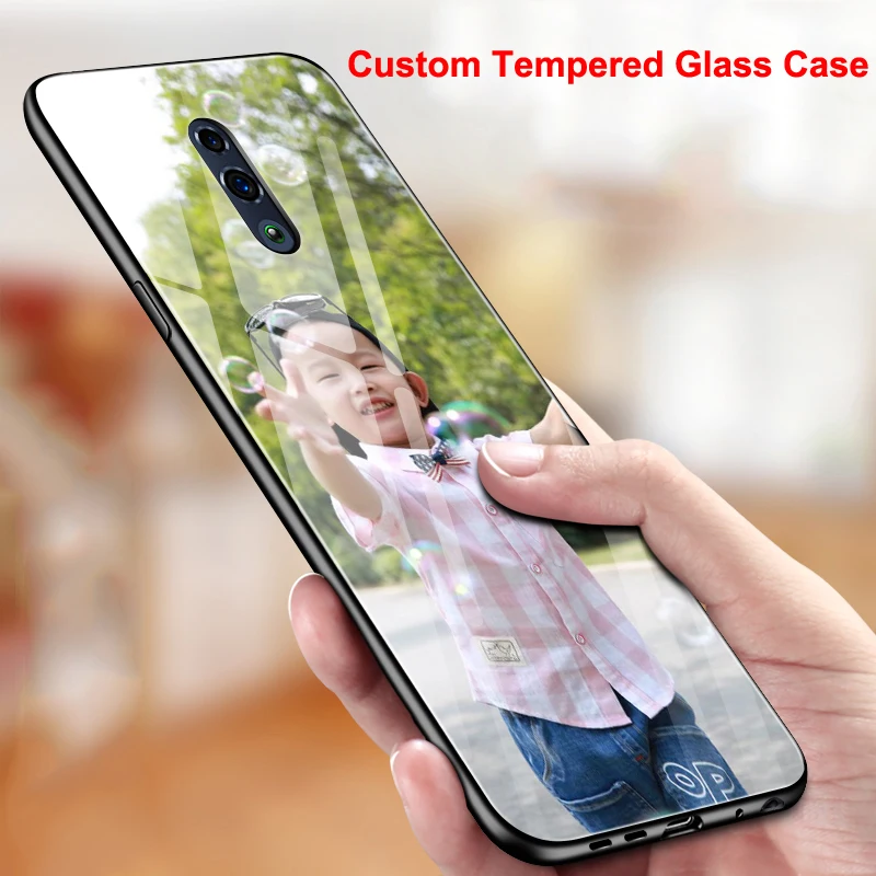 DIY закаленное Стекло чехол для OPPO Рино 5G 10X Realme Ace 3 Pro X2 X Lite K3 F11 Pro K1 R15X A77 F9 A73 F5 A3 A83 A1 аудиокассеты