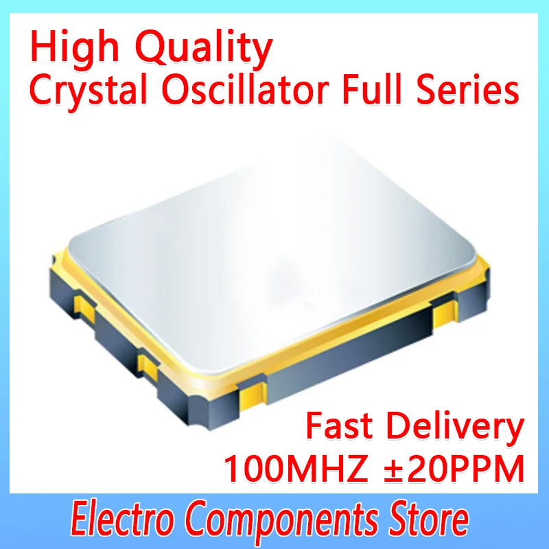 4Pin 2520 2.5*2.0mm 100MHZ 3.3V &plusmn;20PPM SMD Chip Active Crystal Oscillator OSC 2.0*2.5mm 100M Quartz Crystal Oscillator
