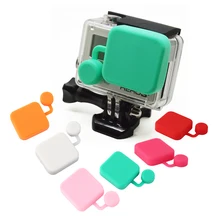 HOT SALENEW Colorful Silicone Waterproof Camera Protective Lens Case Cover Protector for Gopro Hero3+ Hero4,IN STOCK