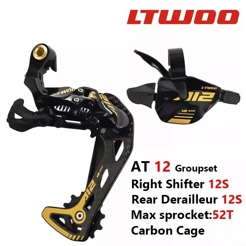 Shimano XTR 12sディレイラーとシフターセット Mtb 12 sゴールドグループセットマウンテンバイク12速シフター