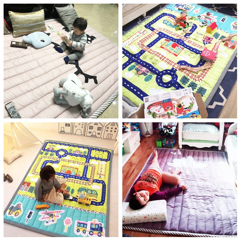 Коврик детский игровой складной 3 см 140 х195 см|baby play mat|play matbaby |