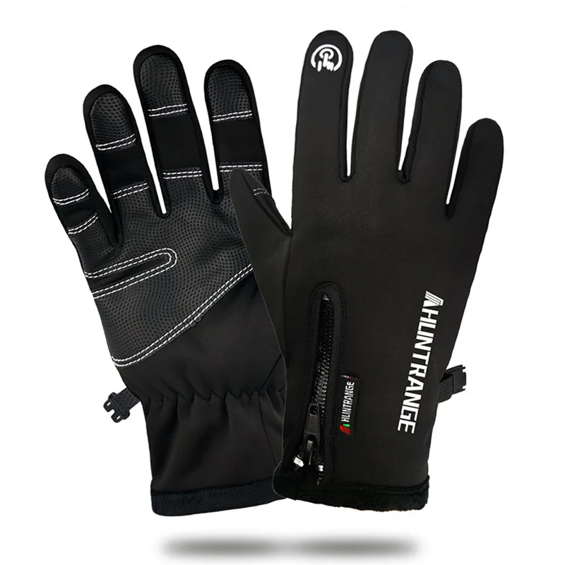 

Winter Thermal Bicycle Gloves for Men Women Touch Screen Ski Gloves Outdoor Warm Cycling Bike Mittens Full Finger Waterproof