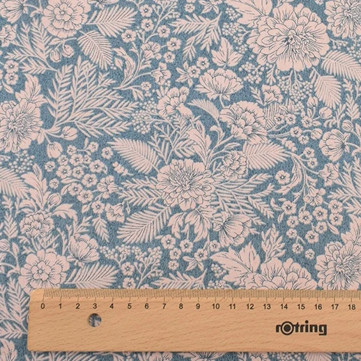 Chainho,Printed Twill Cotton Fabric,Bean Red Series,Patchwork Clothes,DIY Sewing Quilting Material For Baby&Children's Bedcloth F 1 piece 100x160cm