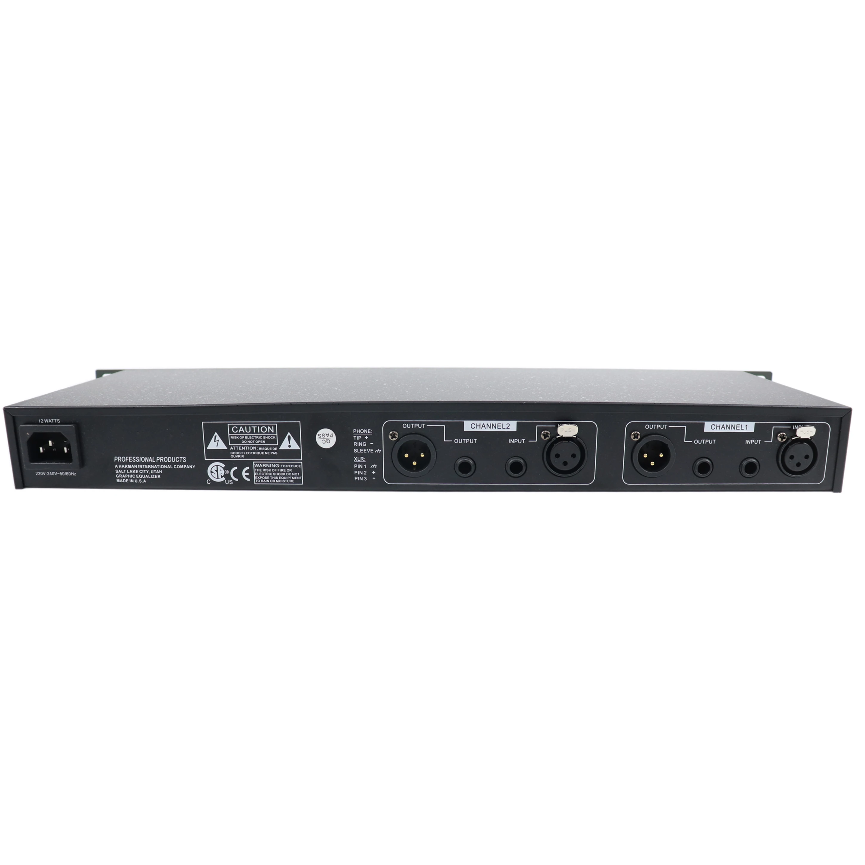 Professional audio equalizer eq215 Dual 15 Band