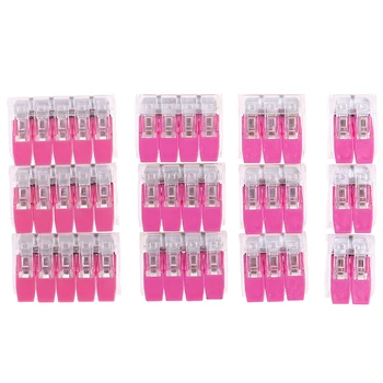 

10Pcs/set Wire Connector Pink Mini Quick Connector Universal Compact Wire Connector