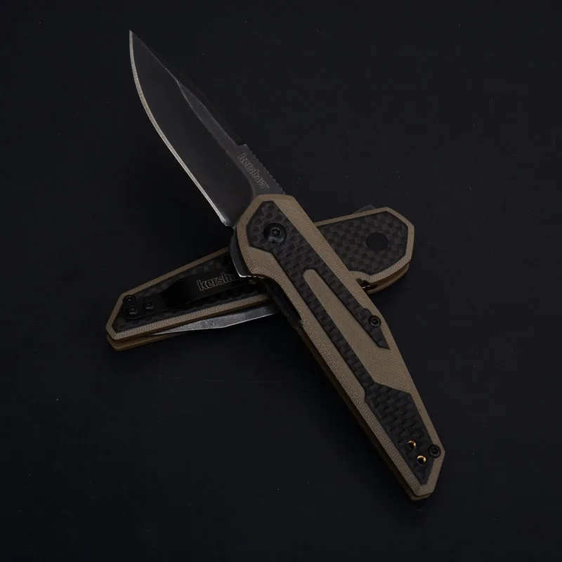 Kershaw 1160 складной карманный нож 8cr13mov лезвие стальной лист+ ручка из углеродного волокна наружные походные карманные Фруктовые Ножи EDC инструменты