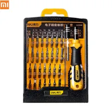 Xiaomi Deli Многофункциональный ремонтный набор 33 в набор отверток с удлинителем для мобильного телефона электронное устройство ручные инструменты для ремонта
