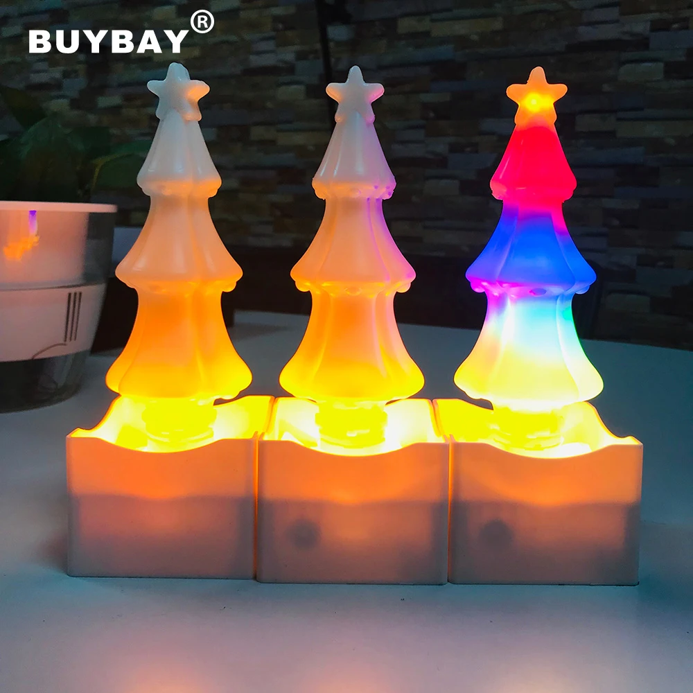 

LED Night Light USB Colorful Christmas Tree Lampara Crystal Salt Lava Lamp for New Year Xmas Night Lamp Home Decorative Lighting