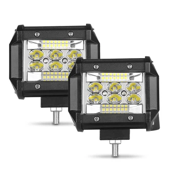 

Motorcycle LED Headlight Fog Light 4inch 60w White Auto Bike Driving Work Spotlight Offroad Moto Lamp Accessories