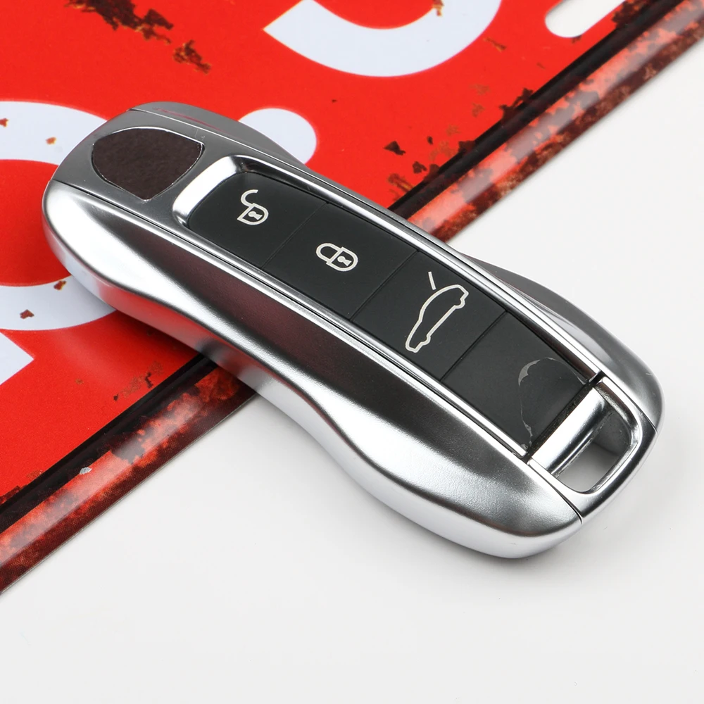High Quality car key case wallet set keyfob 3 Buttons For Porsche Cayenne- Panamera- Remote ABS Car Styling