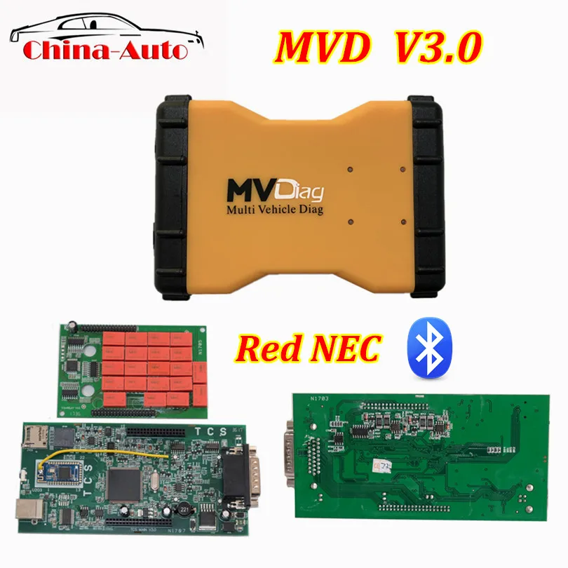 Новый дизайн MVD TCS с Bluetooth для автомобильного диагностического инструмента Mulit Diag