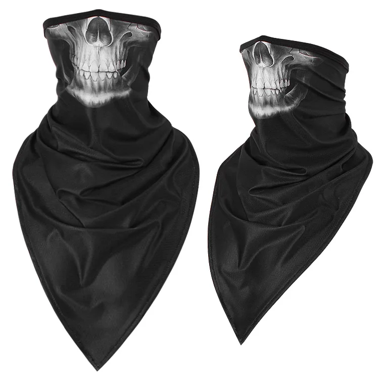 Зимний треугольный шарф, Балаклава, мотоциклетная маска для лица, дышащая маска для лица, мотоциклетная ветрозащитная бандана, шарф для сноуборда - Цвет: 10