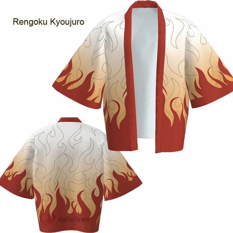 Daliclown Anime Demon Slayer Kimetsu No Yaiba Cosplay Haori Shinobu Giyuu Zenitsu Rengoku Kamado Tanjirou Nezuko Kimono Costume -Zentai shop online H7ba47552d503403b9bd1dd10c8b15b6e1.jpg