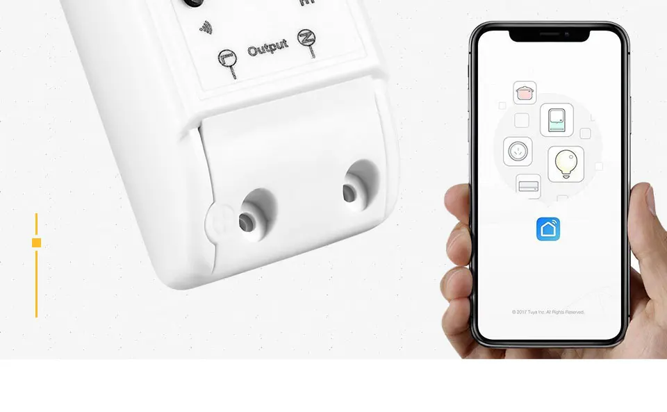 Wifi выключатель Tuya умная лампа реле умный таймер выключателя света приложение беспроводной пульт дистанционного управления работает с Amazon Alexa Google Home