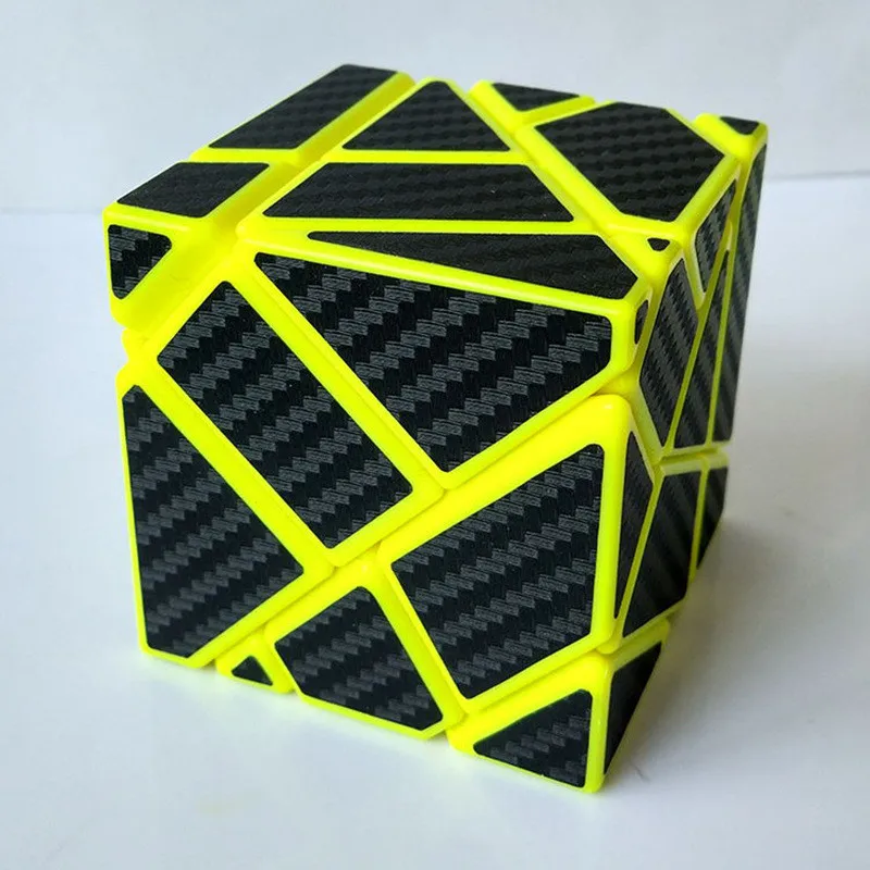 Z cube Ghost cube наклейка из углеродного волокна странная форма магический куб скоростные Пазлы Cubo magico игрушка для детей подарок игрушка для молодежи и взрослых