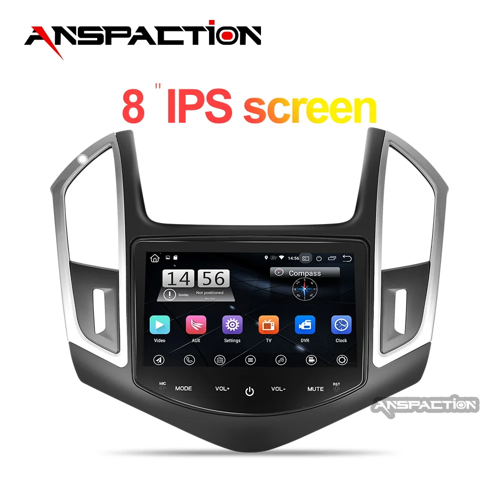 Top 8" IPS Android 9.0 Car DVD For Cruze 2013 2014 2015 Auto Radio FM PC Stereo GPS Navigation Audio Video System Free Backup Camera 2