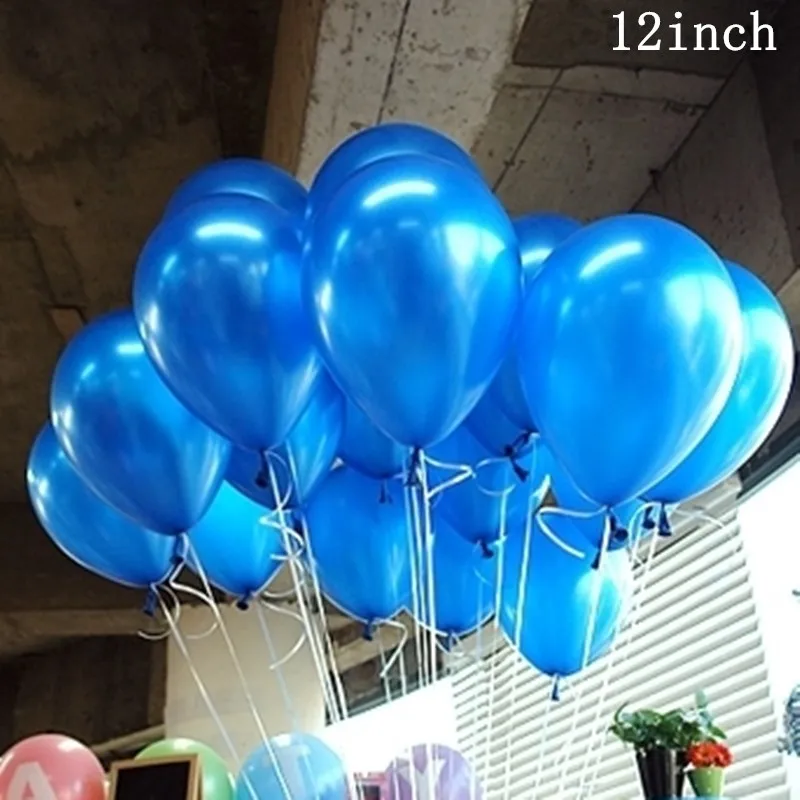 12 шт. 2,2/3,2g синий Тиффани синий латексные воздушные шары на день рождения свадебное украшение Гавайская тема украшения свадебные шары для украшения - Цвет: as picture