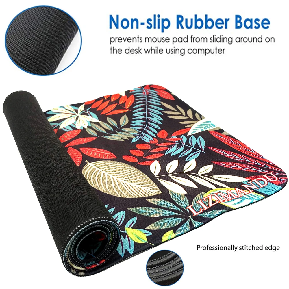  Large Size Gaming Mouse Pad Anti-slip Natural Rubber PC Computer Gamer Mousepad Desk Mat Locking Ed