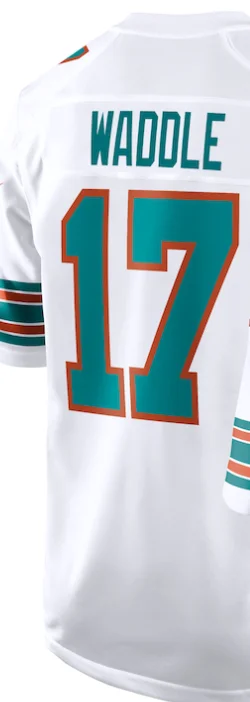 Индивидуальный стежок для мужчин женщин детей дельфинов Jaylen Waddle Jersey | Спорт и