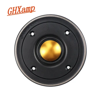 

Ghxamp 3 inch Tweeter Speaker Hifi Gold Dome Treble Loudspeaker 82mm Speaker Unit for Monitor BX2 TBX025 Good Quality 1PC