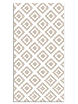 

Panorama Vinyl Rug Pink Squares - Kitchen Carpet Anti-Slip Flame Retardant - Living Room Rug - XXL Rugs - PVC Rugs