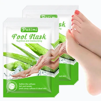 

3pair Whitening Exfoliating Foot Mask Peeling Cuticle Foot Mask for Legs Dead Skin Remover Anti Cracked Heel Feet Peeling Masks