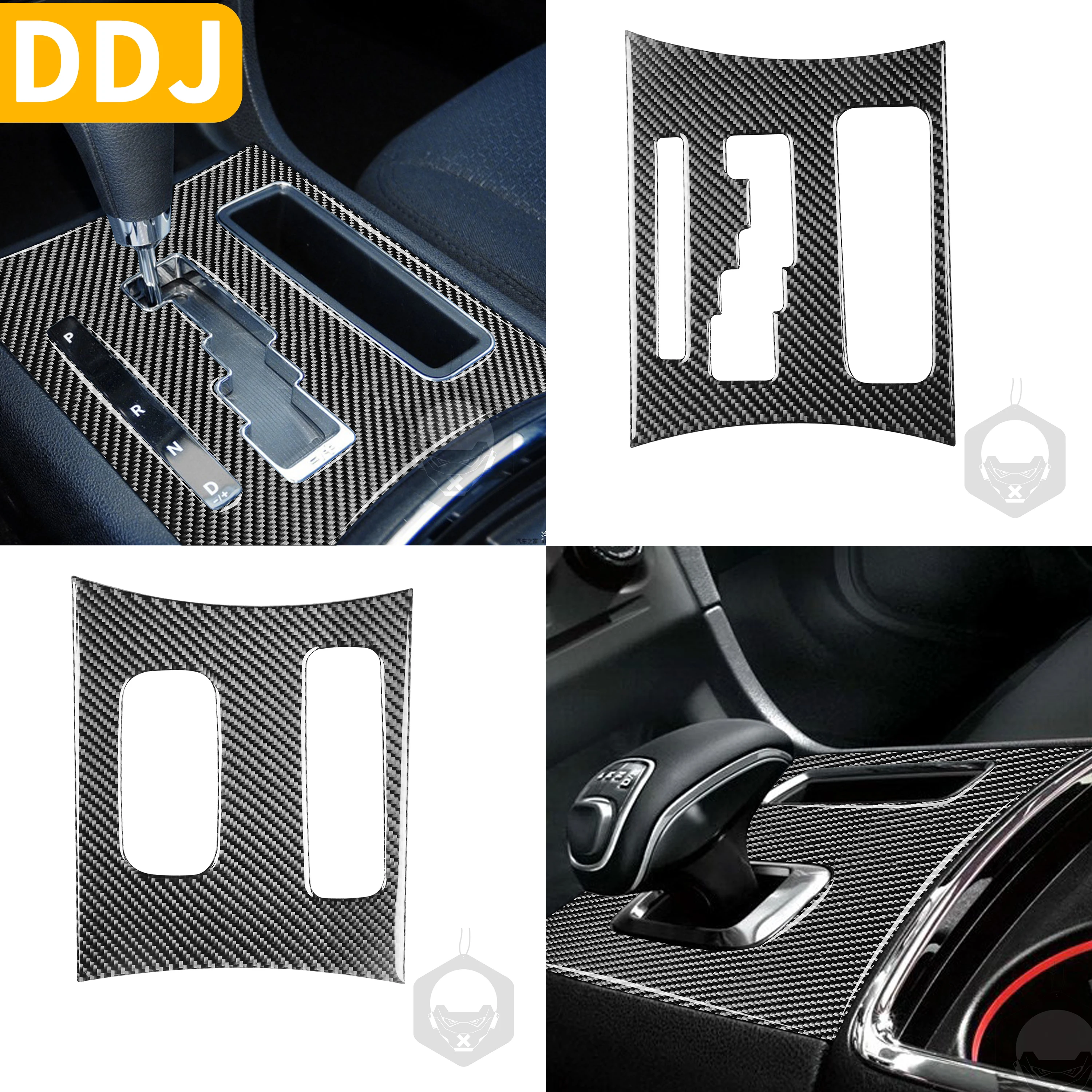 For Dodge Charger Carbon Fiber Stickers 2011-2014 LD SXT SRT8 Auto Transmission Gear Box Panel Cover Interior Car Accessories | Автомобили