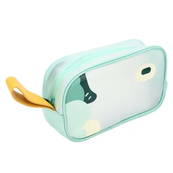 

Transparent Organizer Waterproof Portable Cartoon Cosmetic Bag Travel Makeup Toiletry Bag Organizer 21 x 13 x 8cm for Jewelry