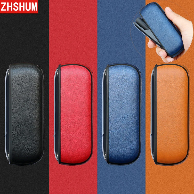 

Vintage IQOS 3 Case Bumper PU Leather Skin 360 Full Cover for Japan Iqos 3.0 Case Storage Protect Iqos3 Warehouse Shell House