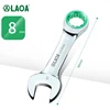 LAOA Mini Short Ratchet Wrench 5.5-15mm Adjustable Key CR-V Monkey Wrench for Car Vehicle Auto Replacement Parts DIY Hand Tools ► Photo 1/6