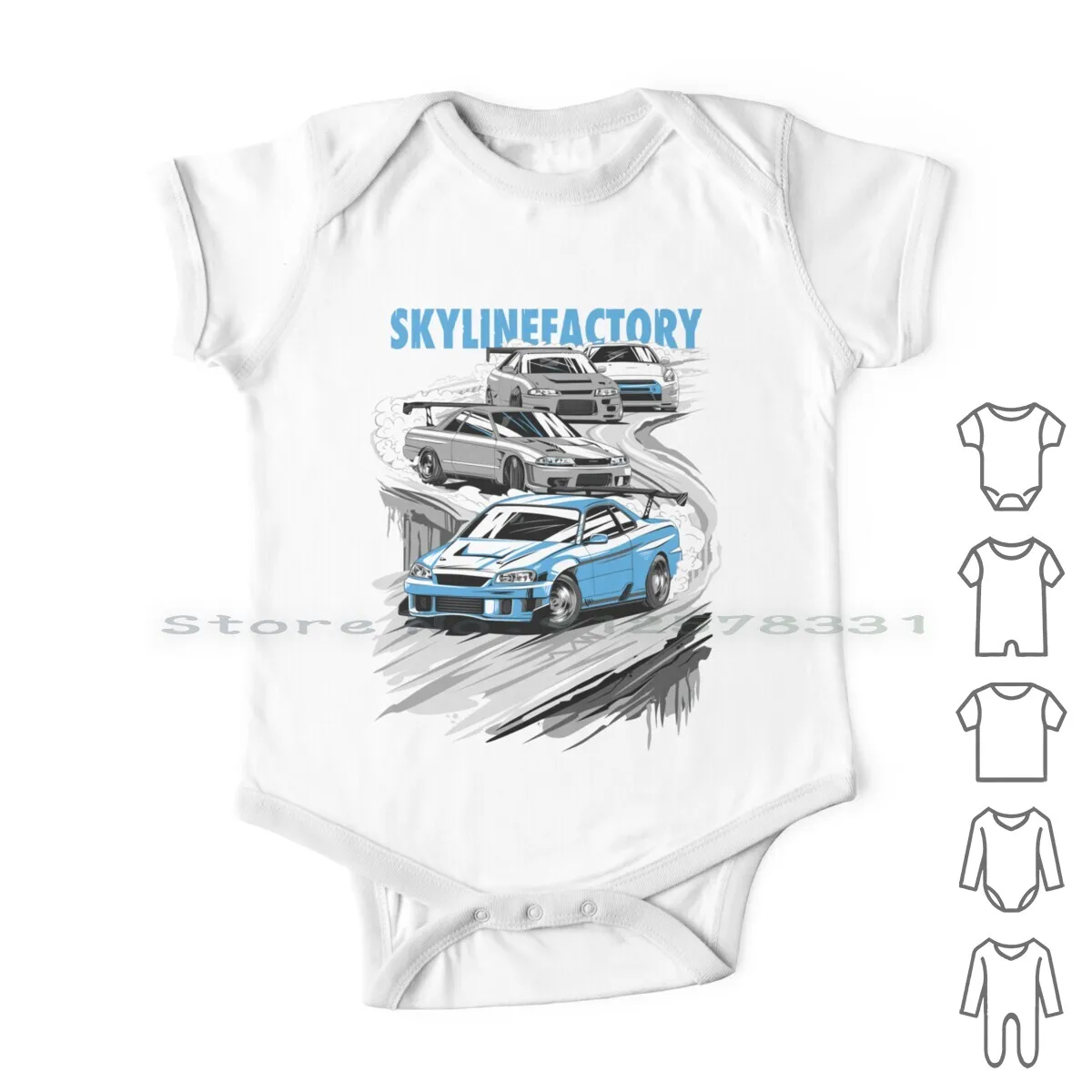 

Nissan Skyline Gtr Family Newborn Baby Clothes Rompers Cotton Jumpsuits Nissanskyline Skylinegtr Skyline34 Gtr34 R34gtr Rb26det