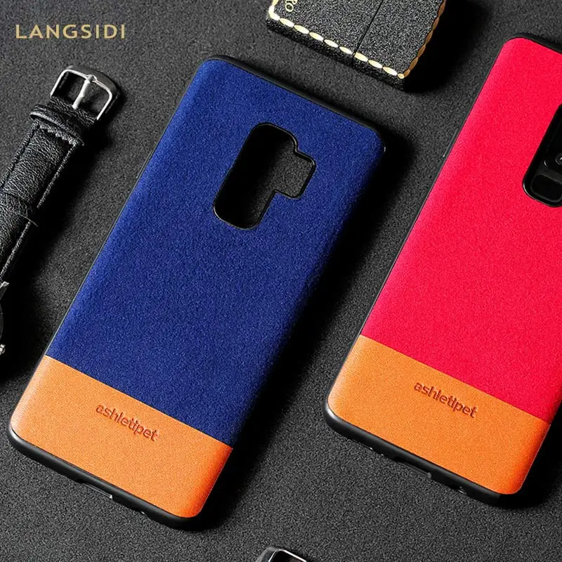 Чехол для телефона из натуральной коровьей замши Samsung Galaxy S20 Ultra s10 S9 S7 S8 s20 plus Note 10