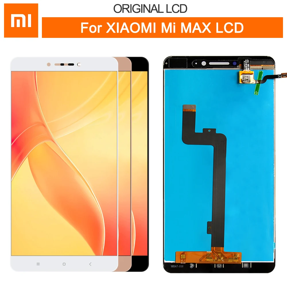 

Original For 6.44" Xiaomi Mi Max LCD Display + Touch Screen Panel Digitizer Replacement For Xiaomi Max Screen