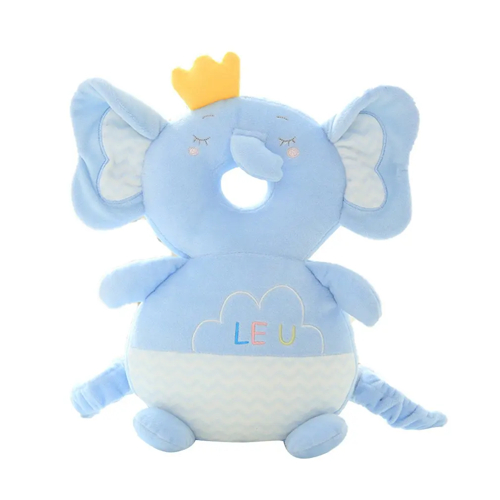 Blue elephant Антиосенняя Подушка, маленький подголовник с Пчелкой, детский ударопрочный подголовник, детский подголовник для малышей, подголовник - Цвет: Blue elephant
