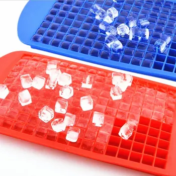 

160 Grids Silicone Ice Cubes Tray Cube Maker Bar Pudding Mould DIY Tool 1Pcs Silicone Ice Cube Tray Silicone Ice Maker