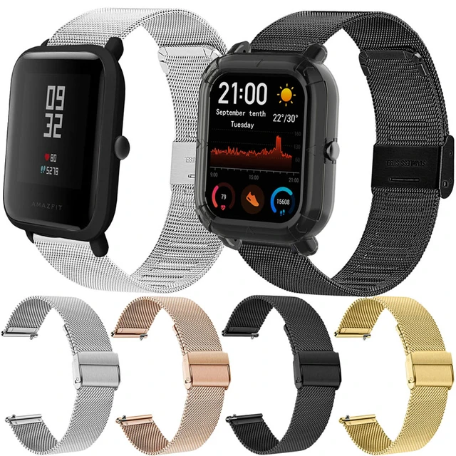 Comprar Recambio correa Xiaomi Amazfit Bip Metal Milanesa