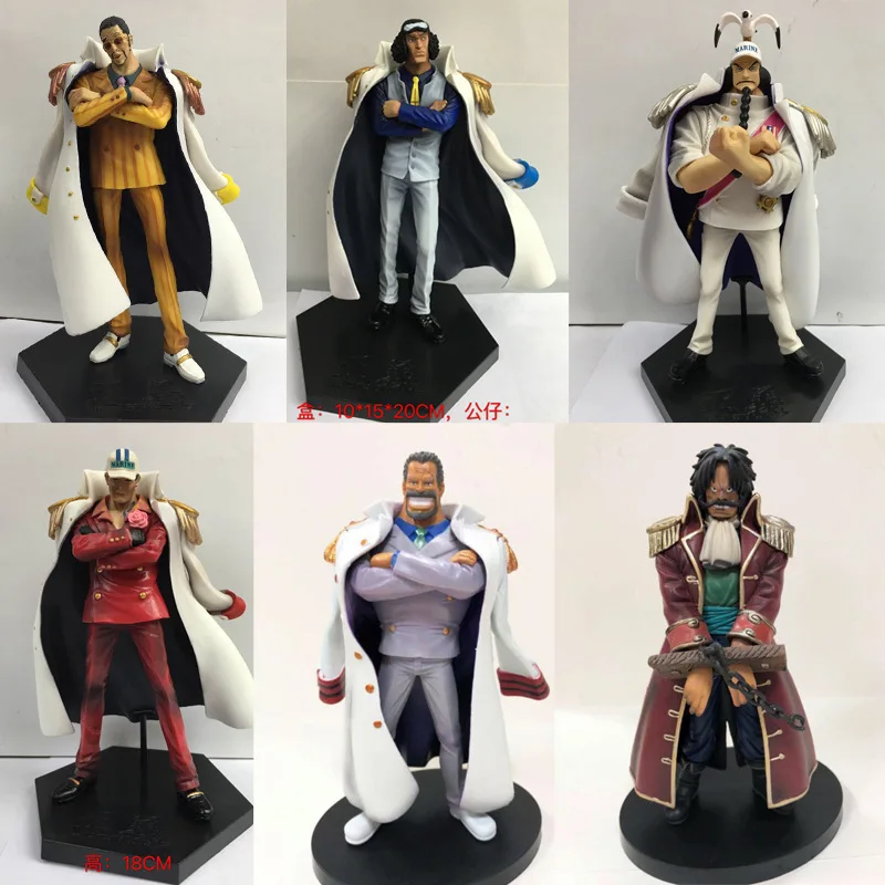 

One Piece Borsalino Kuzan Sakazuki SengokuNavy Headquarters Senior General Statue PVC Figure Model Toy