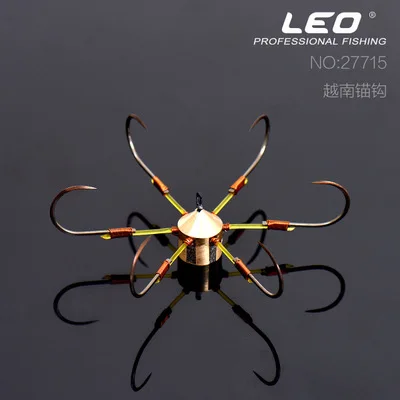 Рыболовный крючок 27715 LEO/Leo [вьетнамский Якорный крючок] шестигранный Якорный крюковый нож крючок из высокоуглеродистой стали крюк краб-крючок