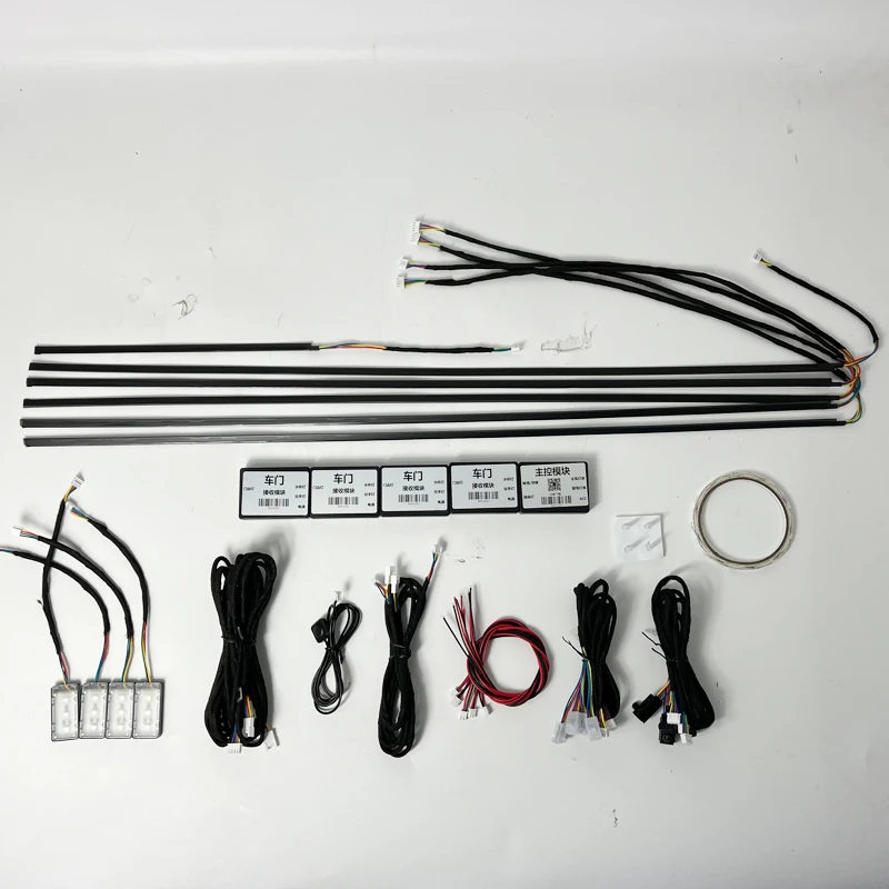 18 in 1 RGB Dual Zone LED Car Atmosphere Light Interior Decoration Acrylic Strip Backlight App Decorative Ambient Lamp Dashboard led car lights led lights led atmosphere lamp led car decorative lights led car decoration lamp car ambient lights led atmosphere lighting led interior lights car interior lamp